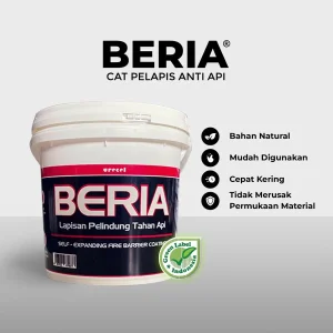 Cat Pelapis Anti Api Beria - Ukuran 1 kg (hitam)